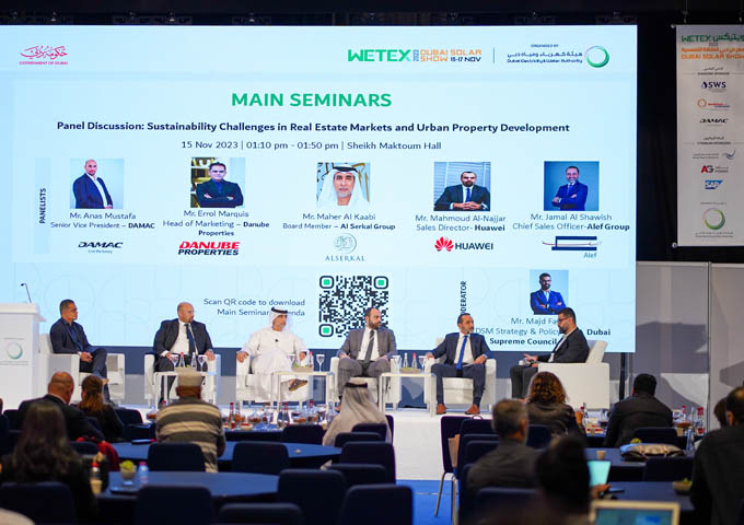 جلسات "ويتيكس ودبي للطاقة الشمسية" 2023 تتناول مختلف جوانب الاستدامة