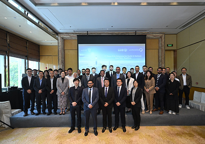 DEWA meets international solar and energy storage companies during road show in China