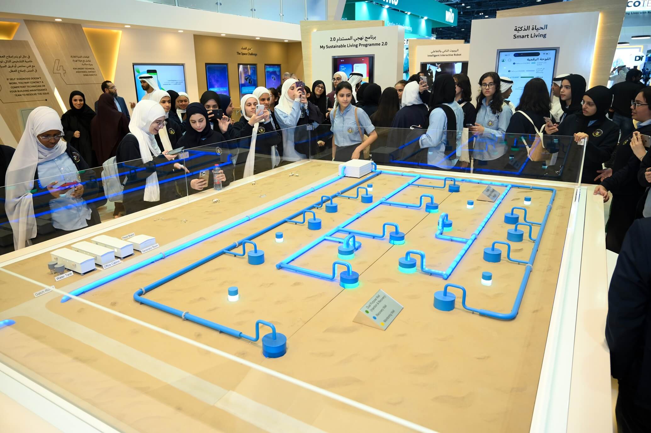 DEWA supports the empowerment of students as it nurtures a generation confident in its abilities and proud of its values