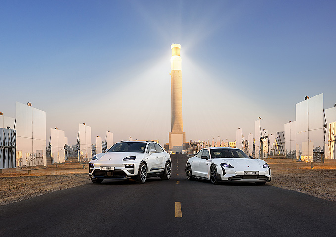 David Guetta and Porsche light up Mohammed bin Rashid Al Maktoum Solar Park in an electrifying spectacle of speed and sound