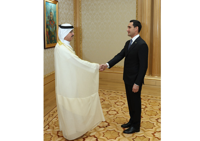 President of Turkmenistan receives Saeed Mohammed Al Tayer