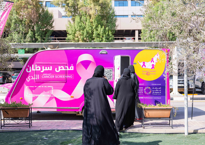 DEWA Women’s Committee hosts the Pink Caravan to raise awareness about breast cancer