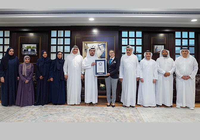 DEWA enters Guinness World Records for the world’s largest tile mosaic