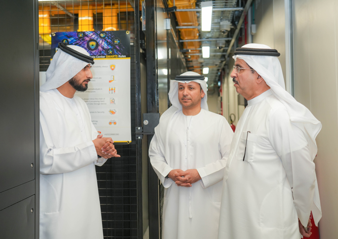 HE Saeed Mohammed Al Tayer reviews expansion work at the world's largest solar-powered data centre at the Mohammed bin Rashid Al Maktoum Solar Park