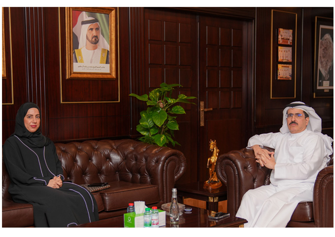 HE Saeed Mohammed Al Tayer meets Director General of Knowledge and Human Development Authority in Dubai
