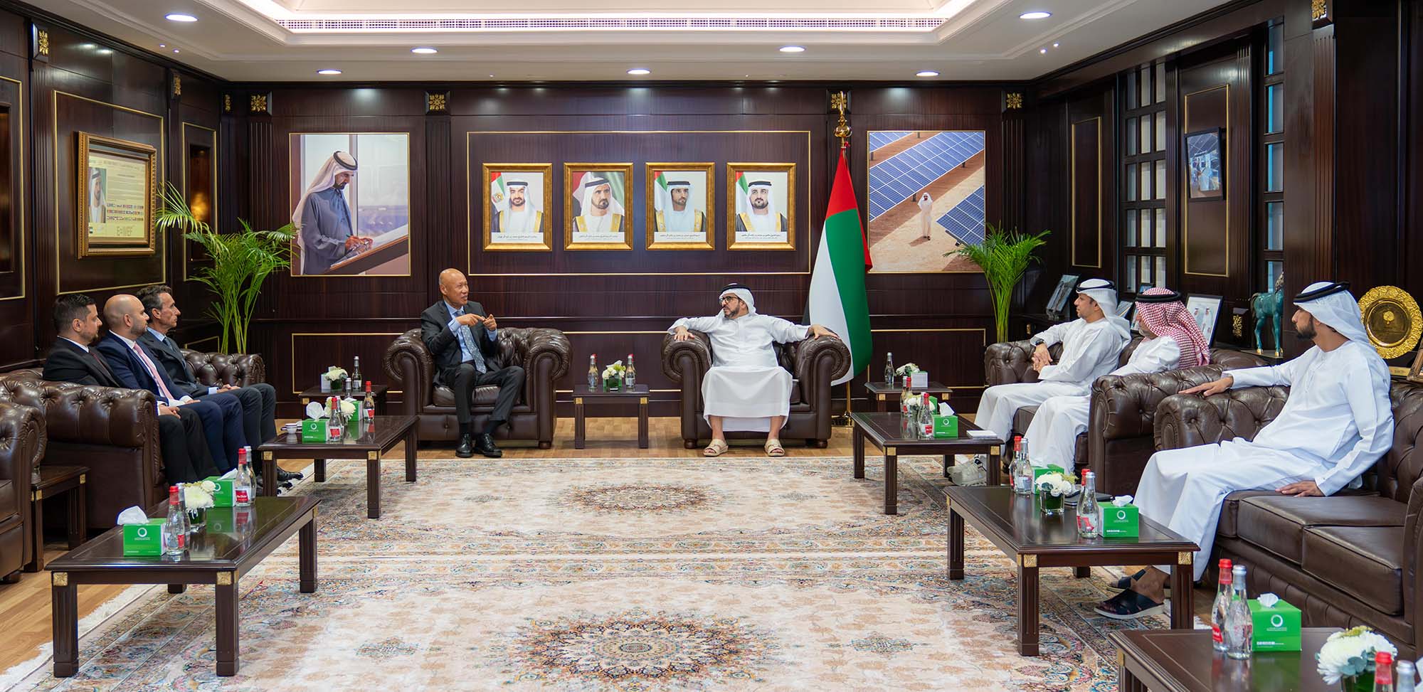 HE Saeed Mohammed Al Tayer Meets Fortinet Founder and CEO to Enhance Cybersecurity & Digital Transformation Cooperation