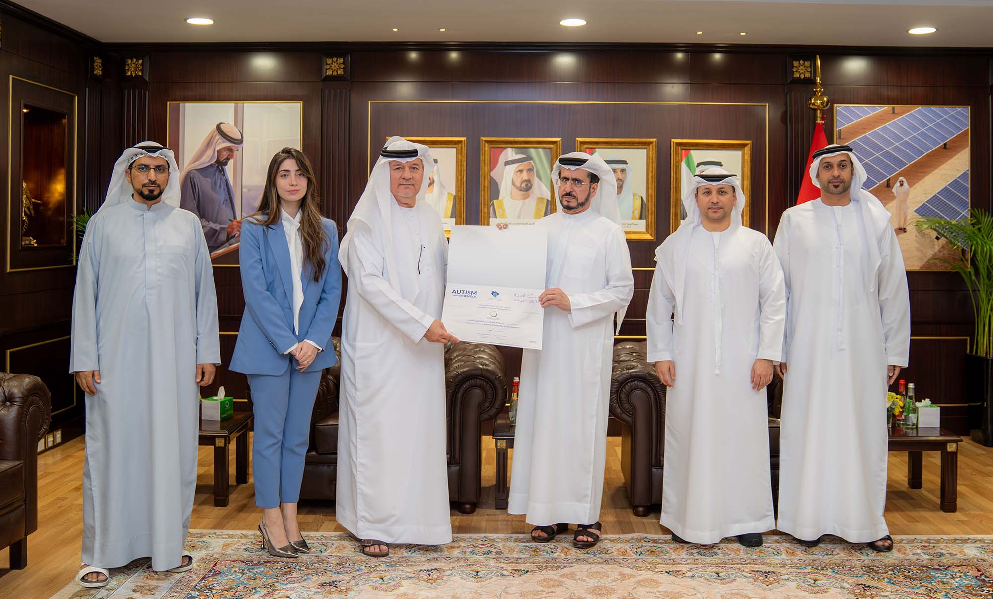 Five DEWA centres receive the ‘Autism Friendly Environment’ certificate
