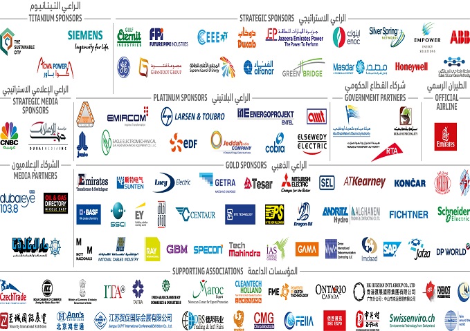 Dubai Electricity Water Authority Dewa 100 Key National And International Organisations Support And Sponsor The 19th