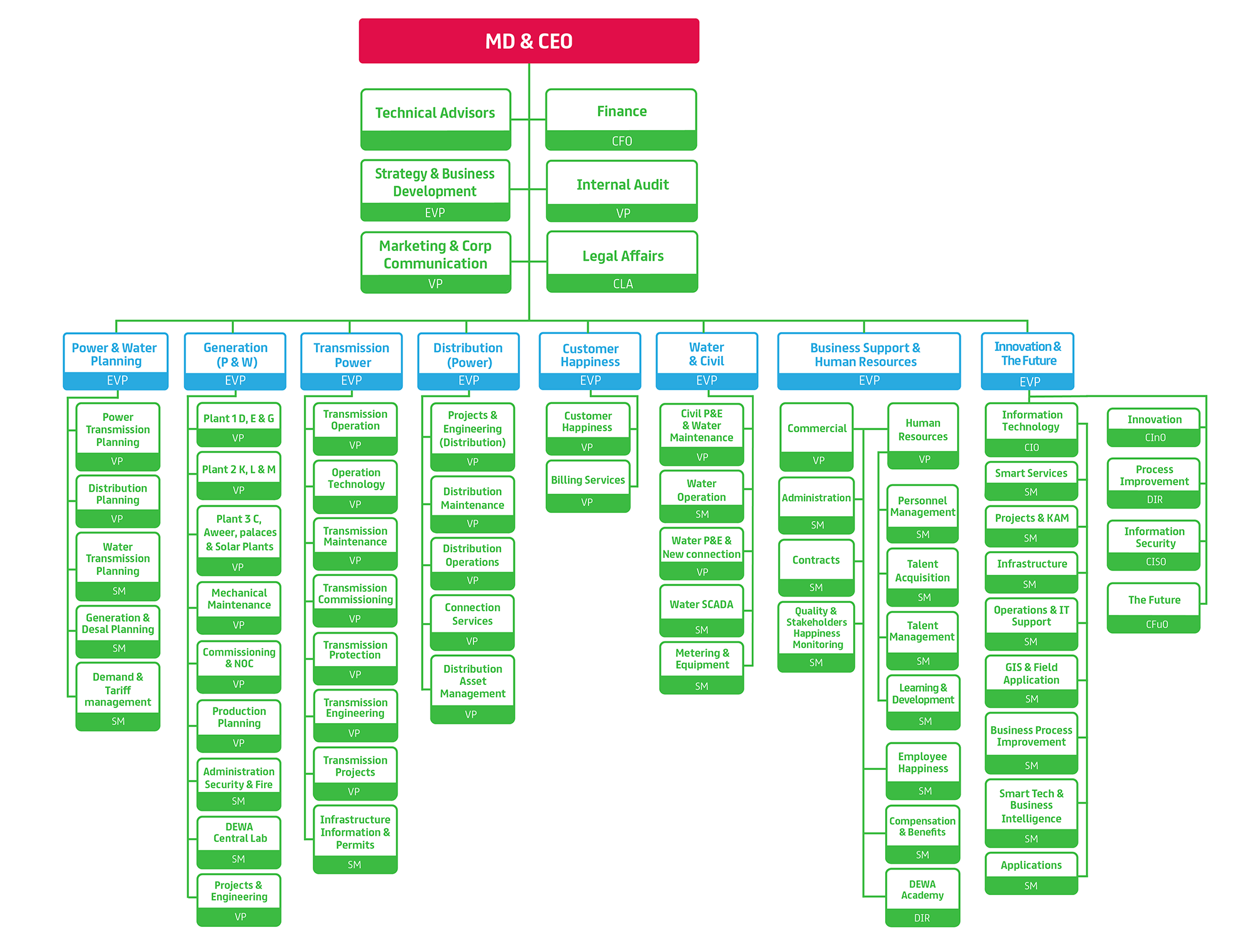 Mas Organisation Chart 2018